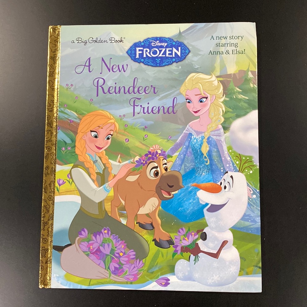 Frozen: A New Reindeer Friend by Jessica Julius - Hardcover Big Golden Book